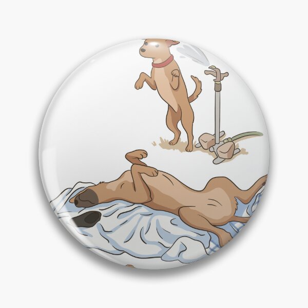 Item preview, Funny mixed breed dog summer scenes illustration designed and sold by MJ ART.
