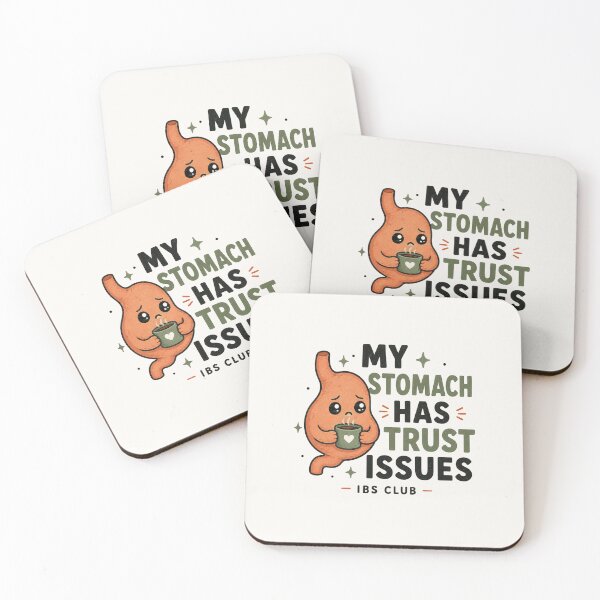 Item preview, My Stomach Has Trust Issues - Funny IBS Club Design designed and sold by BlackSector77.
