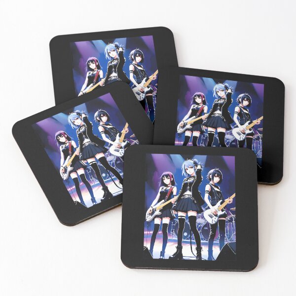 Item preview, Female Rock Band In Anime designed and sold by YokaiFujin.