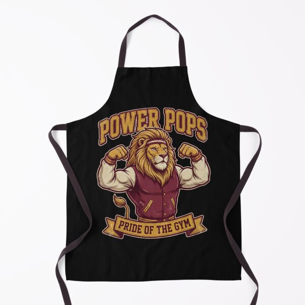 Item preview, Strong Lion Athlete Varsity Gym Mascot designed and sold by AwesomeBeyondLimits.