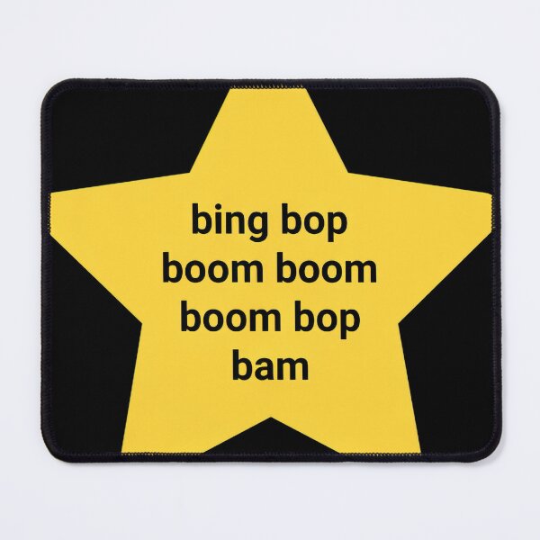 Item preview, Bing bop boom boom boom bop bam star #529 designed and sold by sandrahofer-art.