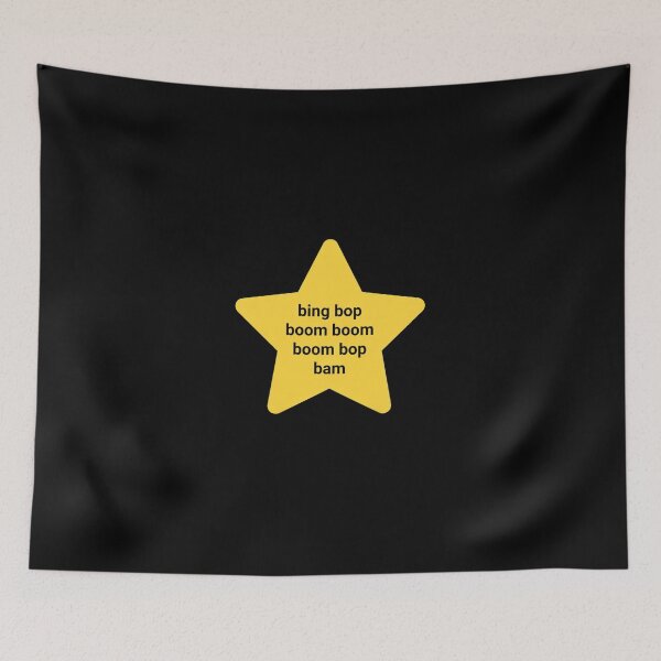 Item preview, Bing bop boom boom boom bop bam star #529 designed and sold by sandrahofer-art.