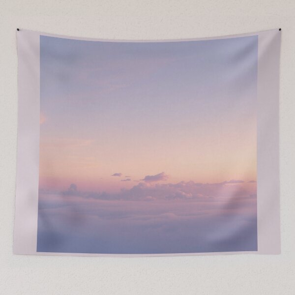 Item preview, Pastel Sky Serenity – Calm Sunset Cloud Art  designed and sold by CosmicQuietLab.