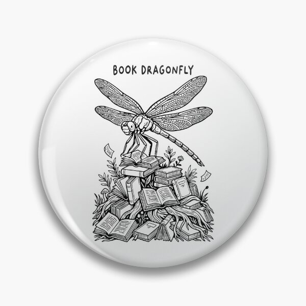 Item preview, Book Dragonfly Flying Dragon Bookish Reader Insect Books designed and sold by GrandeDuc.