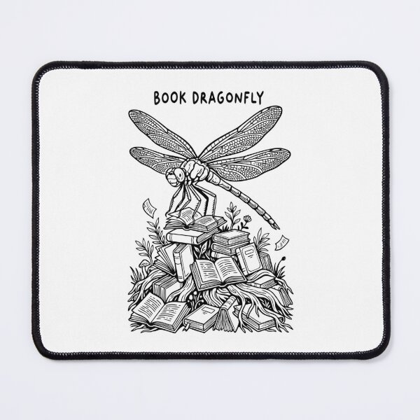 Item preview, Book Dragonfly Flying Dragon Bookish Reader Insect Books designed and sold by GrandeDuc.