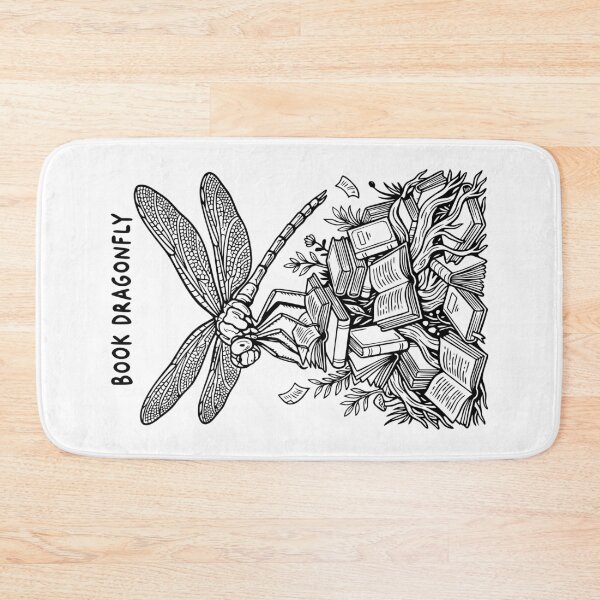 Item preview, Book Dragonfly Flying Dragon Bookish Reader Insect Books designed and sold by GrandeDuc.