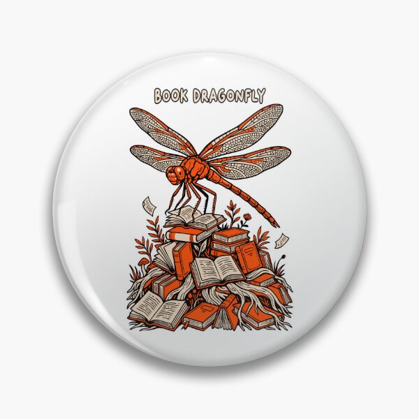 Item preview, Book Dragonfly Flying Dragon Bookish Reader Insect Books designed and sold by GrandeDuc.