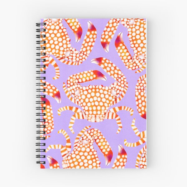 Item preview, Saltwater Society | Red-spotted trapeze crab pattern designed and sold by prntsystm.