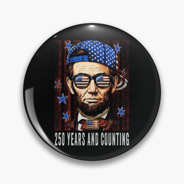 Item preview, Abe Lincoln 250 Years Later And Counting Usa Flag designed and sold by Fereskabilon.
