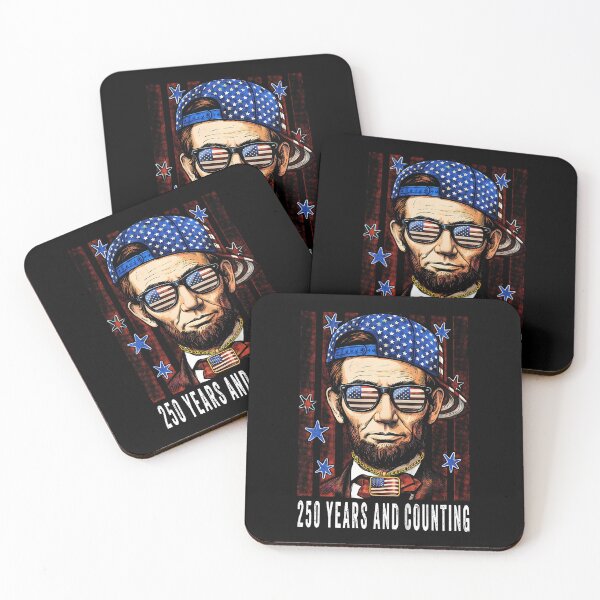 Item preview, Abe Lincoln 250 Years Later And Counting Usa Flag designed and sold by Fereskabilon.