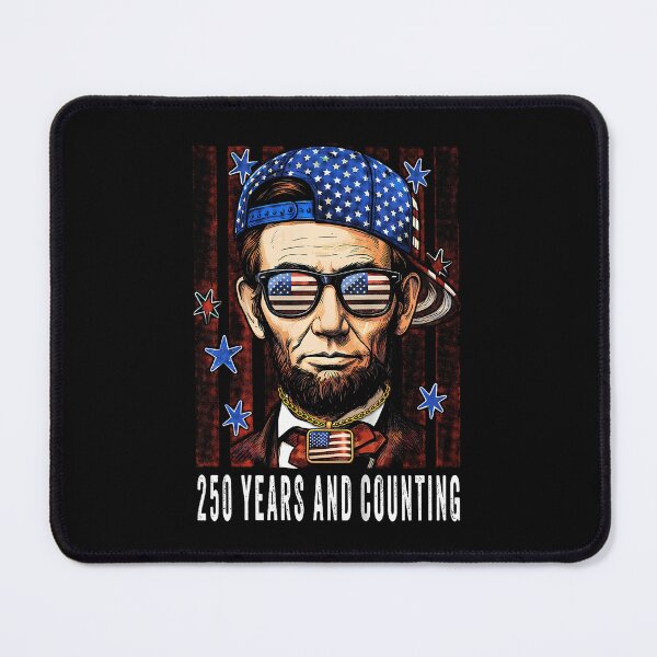 Item preview, Abe Lincoln 250 Years Later And Counting Usa Flag designed and sold by Fereskabilon.