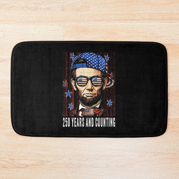 Item preview, Abe Lincoln 250 Years Later And Counting Usa Flag designed and sold by Fereskabilon.