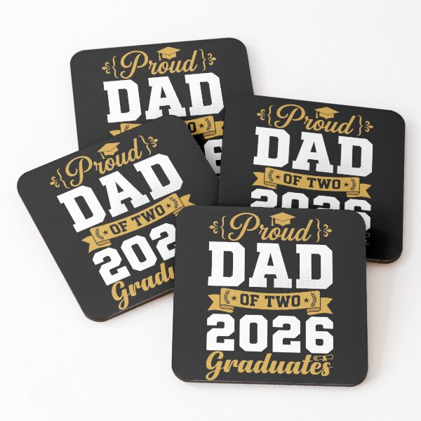 Item preview, Proud Dad Of Two 2026 Graduates Father Graduation Class Of 2026 designed and sold by SofenArt.