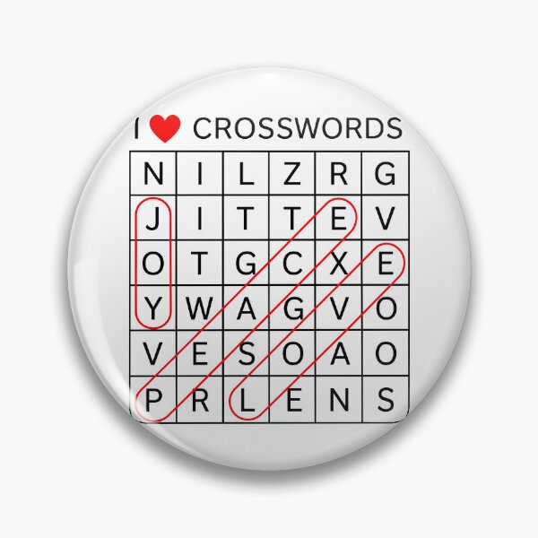 Item preview, I Love Crosswords Joy Peace designed and sold by LOUP-SOLI.