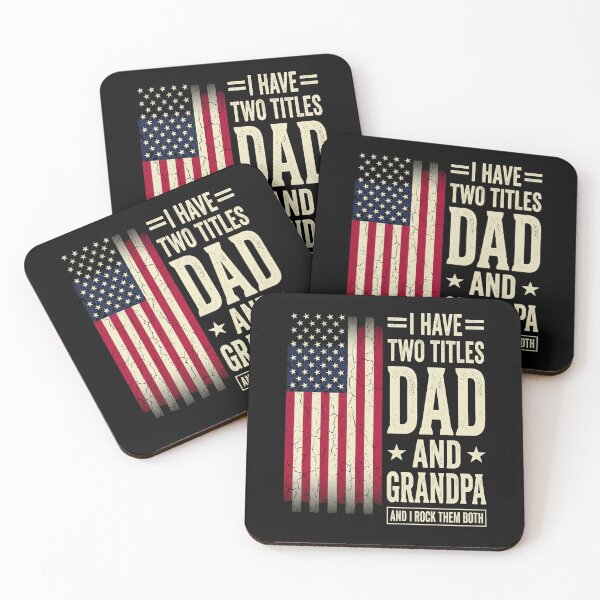Item preview, I Have Two Titles Dad And Grandpa And I Rock Them Both American Patriot Father Grandfather designed and sold by SofenArt.