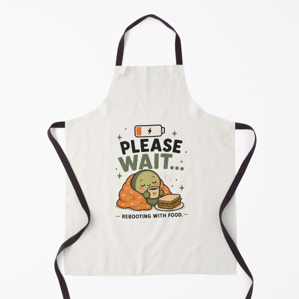 Item preview, Please Wait Rebooting With Food - Funny Reactive Hypoglycemia Design designed and sold by BlackSector77.