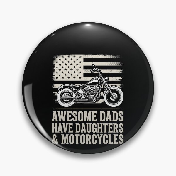 Item preview, Awesome Dads Have Daughters & Motorcycles | Biker Father Daughter Rider designed and sold by SofenArt.