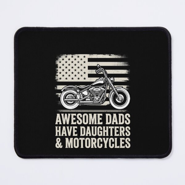 Item preview, Awesome Dads Have Daughters & Motorcycles | Biker Father Daughter Rider designed and sold by SofenArt.