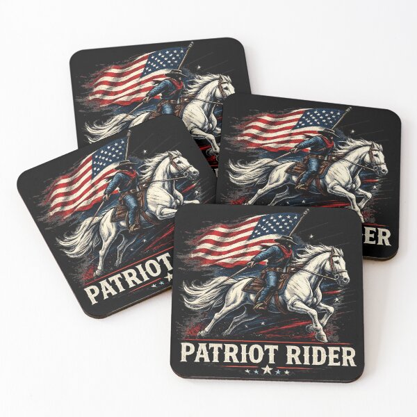 Item preview, Patriot Rider | American Flag Horse Rider Western Equestrian Gift designed and sold by astersgraphics.