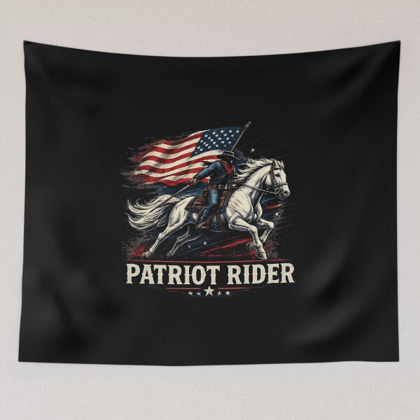 Item preview, Patriot Rider | American Flag Horse Rider Western Equestrian Gift designed and sold by astersgraphics.