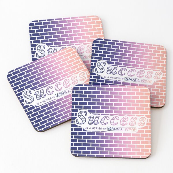 Item preview, Success is a Series of Small Wins - motivational typography  designed and sold by BlackthornDsign.