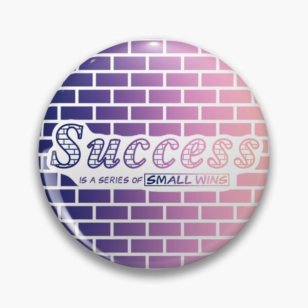 Item preview, Success is a Series of Small Wins - motivational typography  designed and sold by BlackthornDsign.