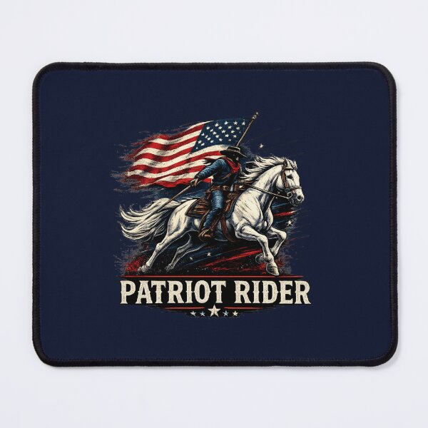 Item preview, Patriot Rider | American Flag Horse Rider Western Equestrian Gift designed and sold by astersgraphics.