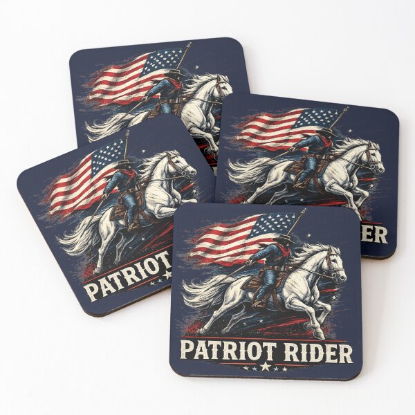 Item preview, Patriot Rider | American Flag Horse Rider Western Equestrian Gift designed and sold by astersgraphics.