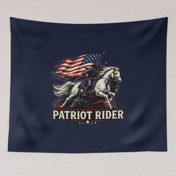 Item preview, Patriot Rider | American Flag Horse Rider Western Equestrian Gift designed and sold by astersgraphics.