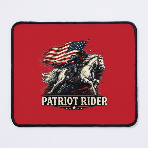 Item preview, Patriot Rider | American Flag Horse Rider Western Equestrian Gift designed and sold by astersgraphics.