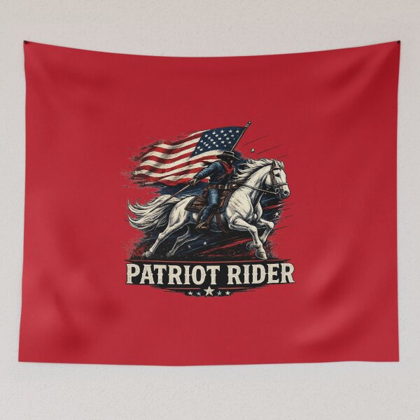 Item preview, Patriot Rider | American Flag Horse Rider Western Equestrian Gift designed and sold by astersgraphics.