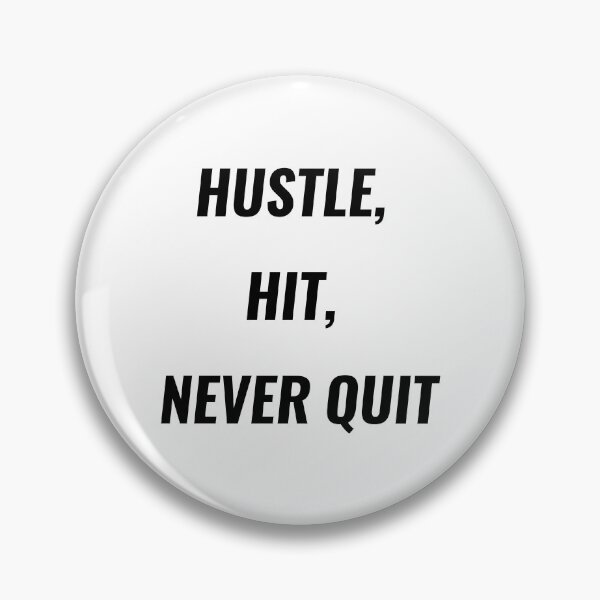 Item preview, Hustle Hit Never Quit T-Shirt – Baseball Quote | Uncle Jichuan designed and sold by Uncle-Jichuan.