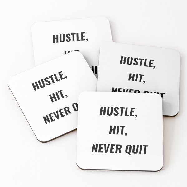 Item preview, Hustle Hit Never Quit T-Shirt – Baseball Quote | Uncle Jichuan designed and sold by Uncle-Jichuan.