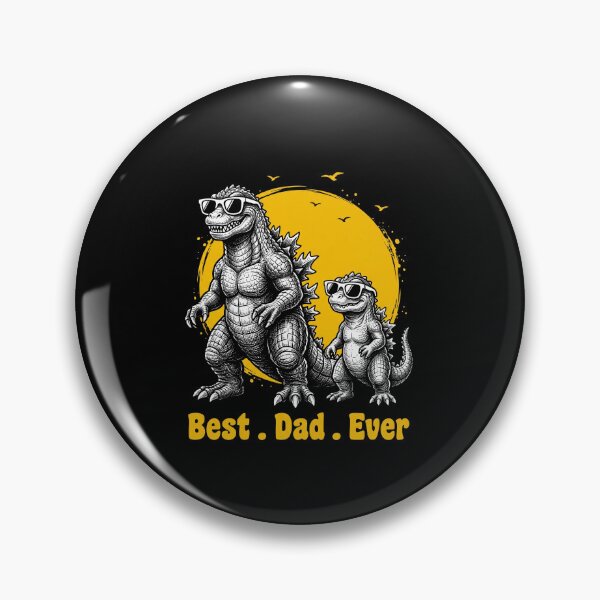 Item preview, Best Dad Ever Godzilla Father Son Kaiju Monster designed and sold by SofenArt.