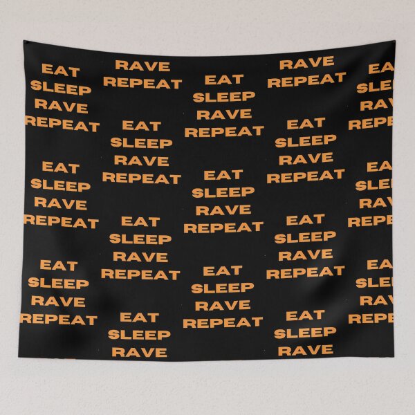 Artikelvorschau, Eat Sleep Rave Repeat entworfen und verkauft von Bandresing.