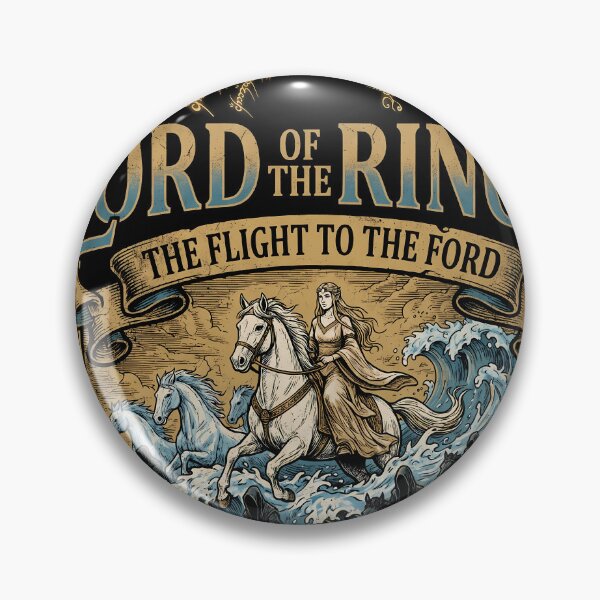 Item preview, Lord of the Rings The Flight to the Ford Poster designed and sold by Senpaiwaves.