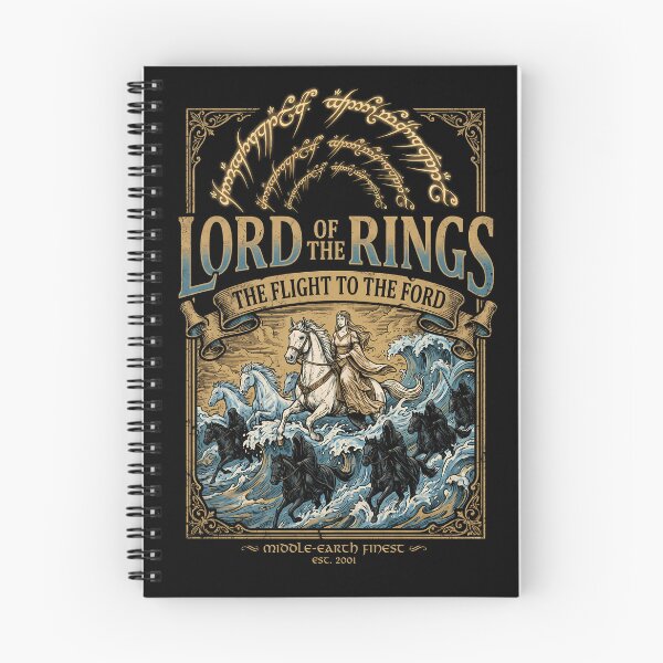 Item preview, Lord of the Rings The Flight to the Ford Poster designed and sold by Senpaiwaves.
