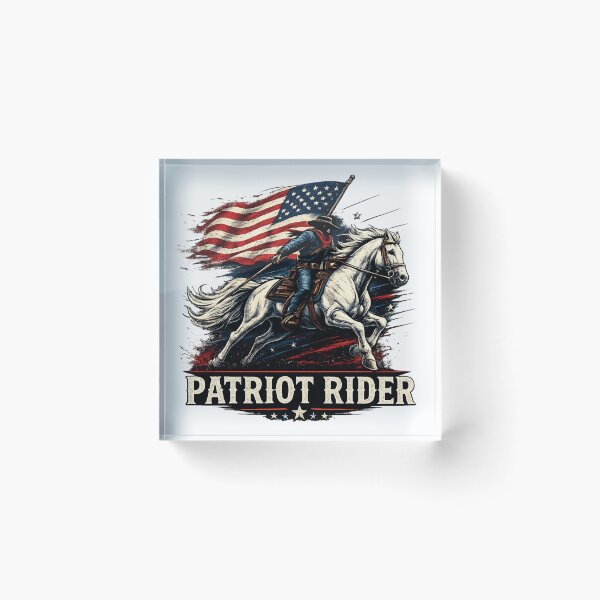 Item preview, Patriot Rider | American Flag Horse Rider Western Equestrian Gift designed and sold by astersgraphics.