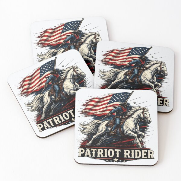 Item preview, Patriot Rider | American Flag Horse Rider Western Equestrian Gift designed and sold by astersgraphics.