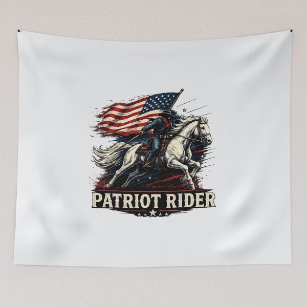 Item preview, Patriot Rider | American Flag Horse Rider Western Equestrian Gift designed and sold by astersgraphics.