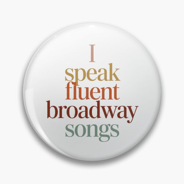 Item preview, I speak fluent Broadway songs designed and sold by popsessiveart.