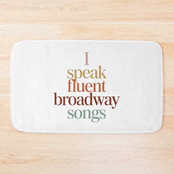 Item preview, I speak fluent Broadway songs designed and sold by popsessiveart.
