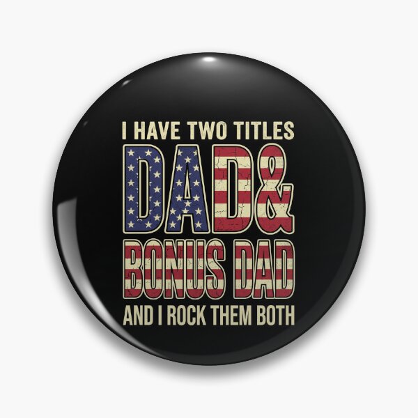 Item preview, I Have Two Titles Dad & Bonus Dad And I Rock Them Both Father Stepfather Gift designed and sold by SofenArt.