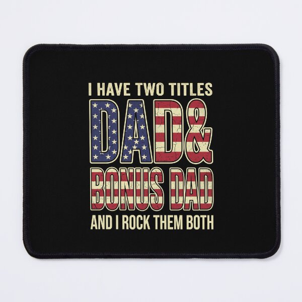 Item preview, I Have Two Titles Dad & Bonus Dad And I Rock Them Both Father Stepfather Gift designed and sold by SofenArt.