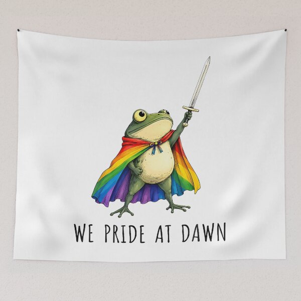 Item preview, We Pride At Dawn Funny Frog Lgbtq Support Pride Month Gifts designed and sold by Fereskabilon.