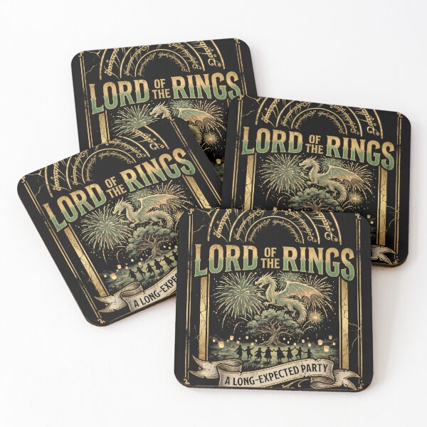 Item preview, Lord of the Rings A Long-Expected Party Poster designed and sold by Senpaiwaves.
