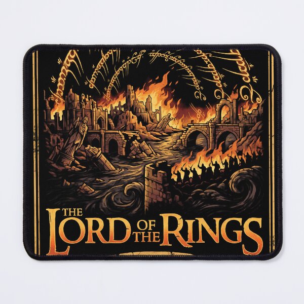 Item preview, Lord of the Rings Osgiliath Poster designed and sold by Senpaiwaves.