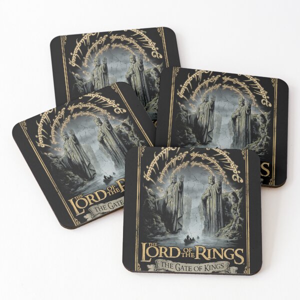 Item preview, Lord of the Rings The Gate of Kings Argonath Poster designed and sold by Senpaiwaves.
