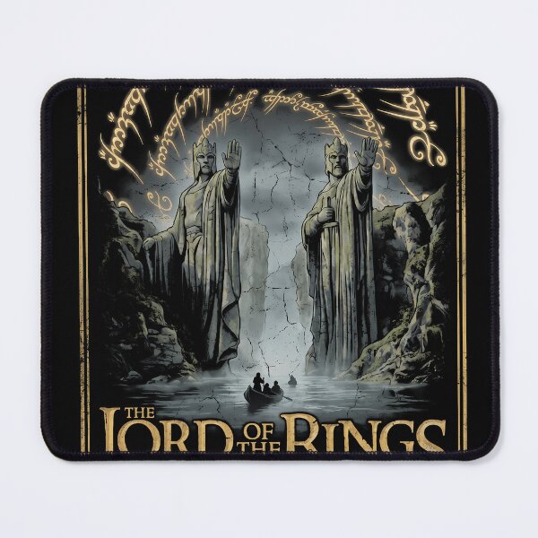 Item preview, Lord of the Rings The Gate of Kings Argonath Poster designed and sold by Senpaiwaves.