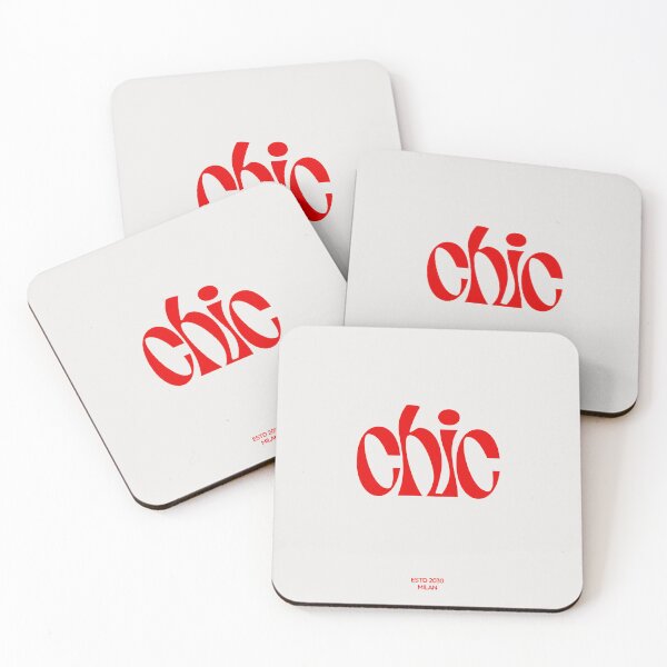 Item preview, Chic Milan Retro Fashion Typography - Minimalist Red Aesthetic designed and sold by StudioGroovy.